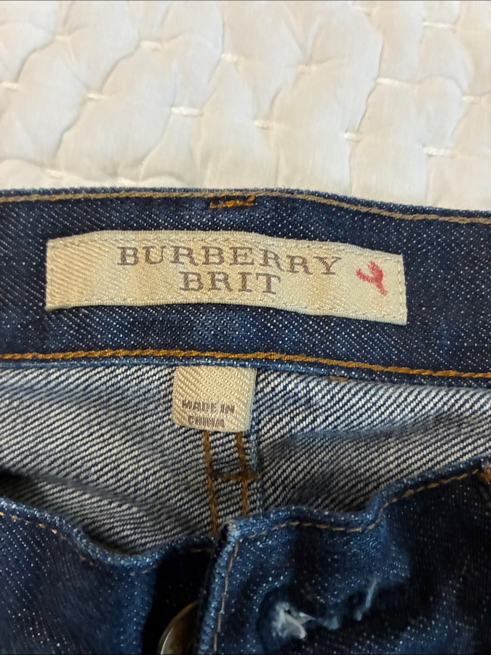Burberry Brit Straight-Leg Jeans
 30x32